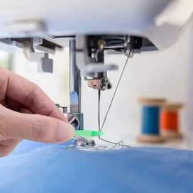 Listing 7 of 10 for Small Fish Plastic Needle Threader Leather Craft Tools Quick Thread Guide Press