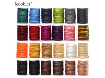 Listing 3 of 10 for 210D Leather Sewing Waxed Thread Cord Leather Craft 1.2mm Diameter String