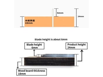 Listing 7 of 9 for New Japan Steel Blade Wooden Die Kitten Key Chain Pendant Wallet Leather Craft