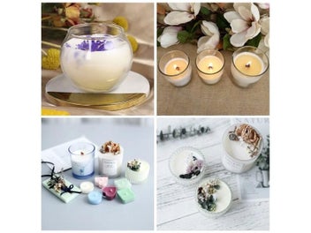 Listing 5 of 9 for 10Pcs Metal Candle Wicks Holder Centering Device With Three Holes DIY Candle