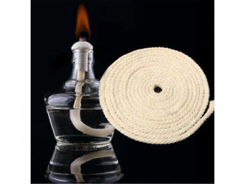 Listing 5 of 7 for 5M Round Cotton Alcohol Wick Oil Lamp Wicks Burner For Glass Oil Lamps