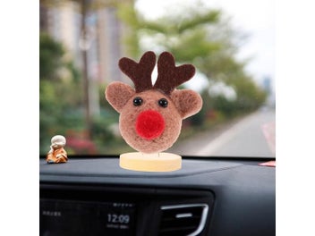 Listing 6 of 10 for 6 Set Crochet Stand Double Steel Needle Holder Felting Display Holders Wooden