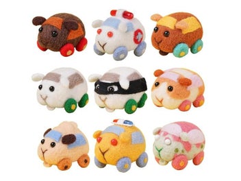 Listing 3 of 10 for Fenrry Pui Pui Molcar Non- Finished Felt Toy Women Girls Popular Cute Animal