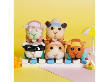 Listing 6 of 10 for Fenrry Pui Pui Molcar Non- Finished Felt Toy Women Girls Popular Cute Animal