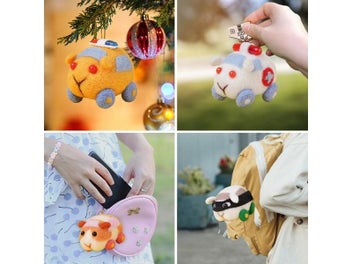 Listing 8 of 10 for Fenrry Pui Pui Molcar Non- Finished Felt Toy Women Girls Popular Cute Animal
