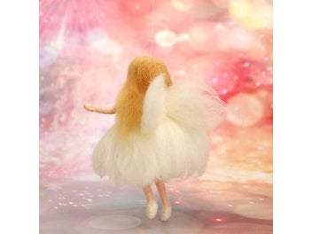 Listing 6 of 9 for Non-Finished Women Wedding Decoration Angel Fairy Girl Wool Needle Felting Gift
