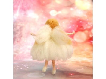 Listing 7 of 9 for Non-Finished Women Wedding Decoration Angel Fairy Girl Wool Needle Felting Gift
