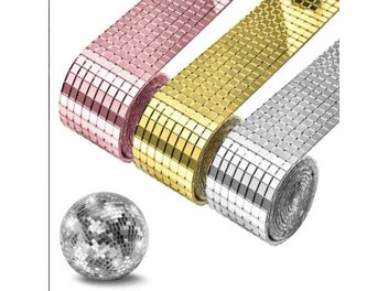 Listing 4 of 10 for Self-Adhesive Square Mirrors Mosaic Mini Acrylic Craft Tiles Stickers Bathroom