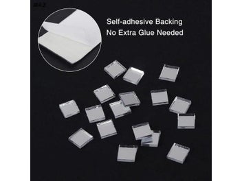 Listing 7 of 10 for Self-Adhesive Square Mirrors Mosaic Mini Acrylic Craft Tiles Stickers Bathroom