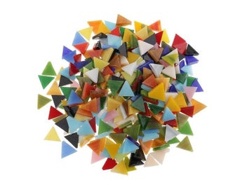 Listing 3 of 9 for Lot Many Colorful Glass Mosaic Tiles For DIY Craft Mosaic Making