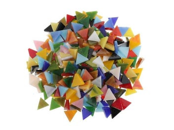 Listing 5 of 9 for Lot Many Colorful Glass Mosaic Tiles For DIY Craft Mosaic Making