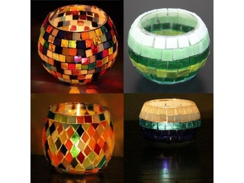 Listing 7 of 9 for Lot Many Colorful Glass Mosaic Tiles For DIY Craft Mosaic Making