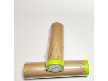 Listing 5 of 10 for Pre-Taped Paper Drop Cloth For Car Paint Spray Painting Protection Film Home