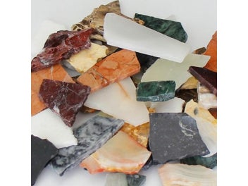 Listing 5 of 10 for 250g Marble Pattern Ceramic Glass Mosaic Tiles Irregular Jade Mosaic Pieces