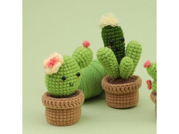 Listing 7 of 10 for KRABALL 3/6pcs Crochet Starter For Adults With Crochet Hooks Yarn Polyester