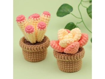 Listing 8 of 10 for KRABALL 3/6pcs Crochet Starter For Adults With Crochet Hooks Yarn Polyester