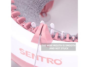 Listing 5 of 9 for Sentro Knitting Machine Craft Project 40 Needle Hand Knitting Machine Kit For