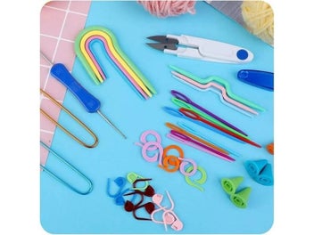 Listing 6 of 9 for BUDDUR Crochet Knitting Accessories Kit With Stitch Marker And Knitting Needles