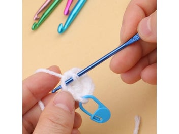 Listing 4 of 9 for KRABALL Crochet Kit For Beginners Crochet Hook Set Ergonomic Knitting Needles
