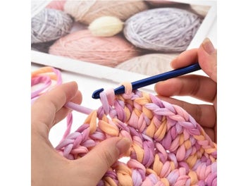 Listing 6 of 9 for 3Pcs Knitting Hook DIY Aluminum Crochet Hook Afghan Tunisian Knit Tool With