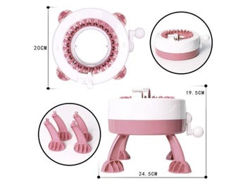 Listing 5 of 9 for 22 Needles Creative DIY Knitting Machine Magic Loop Weaving Loom Weaving Scarf