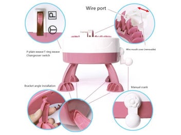 Listing 6 of 9 for 22 Needles Creative DIY Knitting Machine Magic Loop Weaving Loom Weaving Scarf