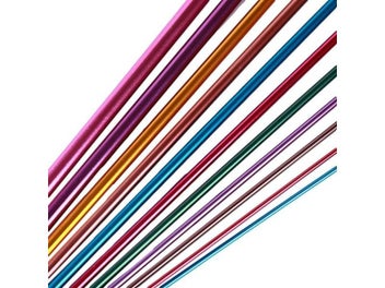 Listing 4 of 8 for 11Pcs Colorful 27cm Crochet Hooks Knitting Needles Set