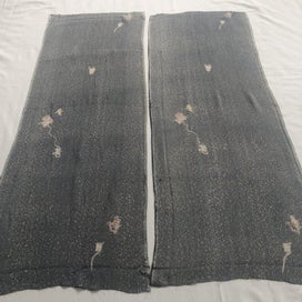 Listing 7 of 13 for Japanese Vintage Silk Fabric Pieces X2 Kimono Panels