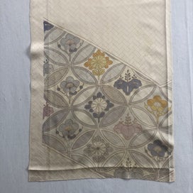 Listing 3 of 13 for Vintage Japanese Silk Fabric Piece Kimono Silk Panel