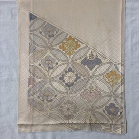 Listing 12 of 13 for Vintage Japanese Silk Fabric Piece Kimono Silk Panel