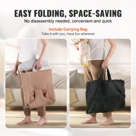 Listing 6 of 11 for New Baby Bouncer Folding Bouncer Seat Chair for Babies with 2 Reclining Angles