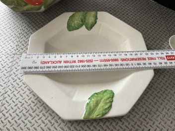 Listing 12 of 20 for Carlton Ware 1920-1926 - Tomato and Lettuce Bowl Plate and Servers - Rare