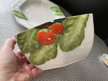 Listing 3 of 20 for Carlton Ware 1920-1926 - Tomato and Lettuce Bowl Plate and Servers - Rare