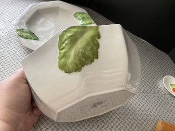 Listing 7 of 20 for Carlton Ware 1920-1926 - Tomato and Lettuce Bowl Plate and Servers - Rare