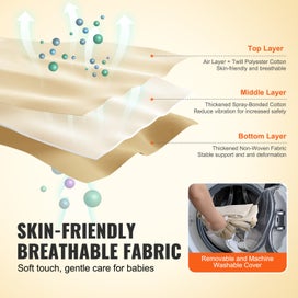 Listing 4 of 11 for New Baby Bouncer Folding Bouncer Seat Chair for Babies 0-9 Months with Toy Bar