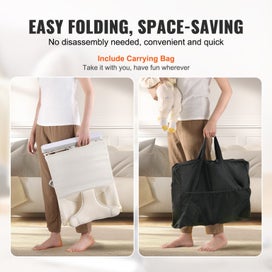 Listing 6 of 11 for New Baby Bouncer Folding Bouncer Seat Chair for Babies 0-9 Months with Toy Bar