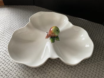 Listing 1 of 9 for Tuscan China - 1920’s - 3 Compartment dish with Pear handle - Gorgeous