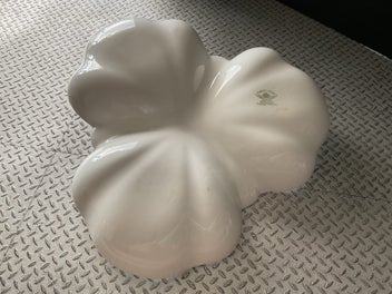 Listing 7 of 9 for Tuscan China - 1920’s - 3 Compartment dish with Pear handle - Gorgeous