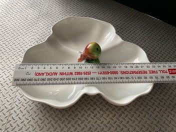 Listing 9 of 9 for Tuscan China - 1920’s - 3 Compartment dish with Pear handle - Gorgeous