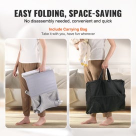 Listing 6 of 11 for New Baby Bouncer Folding Bouncer Seat Chair for Babies 0-9 Months with Toy Bar