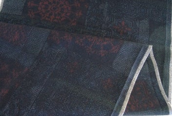Listing 5 of 13 for Vintage Kimono Tsumugi Fabric - Authentic Japanese Textile W35cm L160cm 3027L