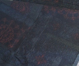 Listing 7 of 13 for Vintage Kimono Tsumugi Fabric - Authentic Japanese Textile W35cm L160cm 3027L