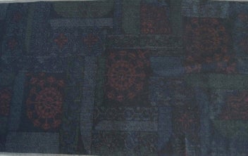 Listing 9 of 13 for Vintage Kimono Tsumugi Fabric - Authentic Japanese Textile W35cm L160cm 3027L