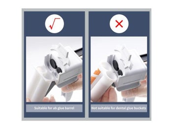 Listing 7 of 10 for AB Glue Gun 50ml Two-component Glue Gun 2:1/1:1 Glue Gun AB Epoxy Sealant Glue