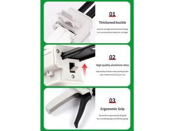 Listing 8 of 10 for AB Glue Gun 50ml Two-component Glue Gun 2:1/1:1 Glue Gun AB Epoxy Sealant Glue