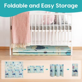 Listing 3 of 8 for Bopeep Kids Play Mat Baby Crawling Pad Floor Foldable XPE Foam Non-slip Ocean