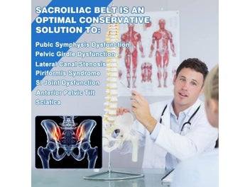 Listing 7 of 10 for Sacroiliac SI Joint Hip Belt Lower Back Support-Hip Braces For Hip Pain Pelvic