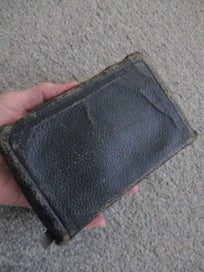 Listing 7 of 7 for (TO) Old leather Holy Bible...