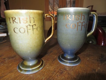 Listing 2 of 5 for Two Irish Coffee Mugs
