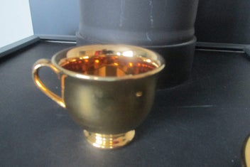Listing 4 of 7 for ROYAL WINTON - GOLD CUPS & SAUCERS